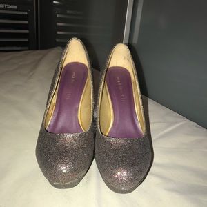 Madden girl sparkly high heels